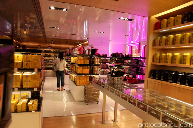 Fauchon store in Paris teas chocolate biscuits