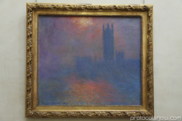 Houses of Parliament Monet at Orsay Museum