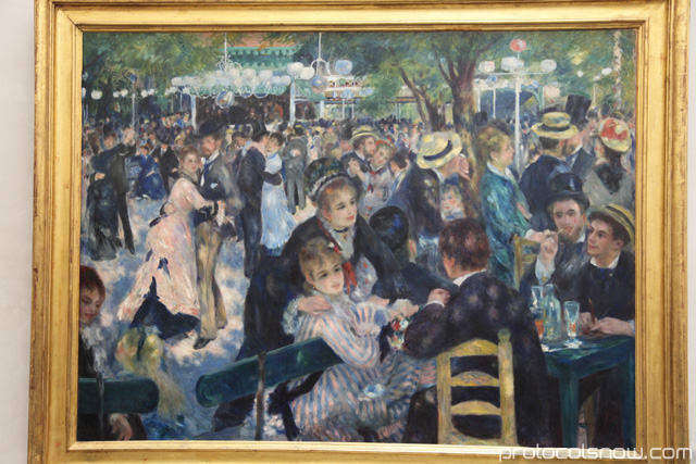 Dance at Le Moulin de la Galette Monet at Orsay Museum