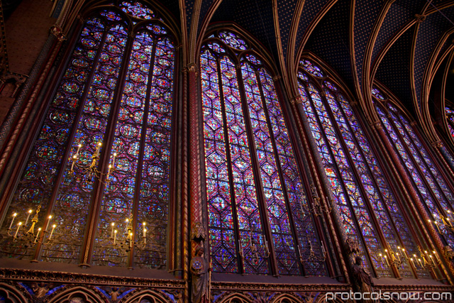St. Chapelle stained glass windows