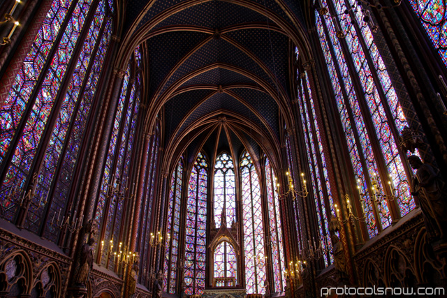 St. Chapelle stained glass windows