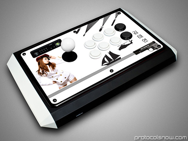 Street Fighter 4 Tournament Edition Madcatz arcade stick fighting game custom art customization template SNSD Taeyeon leader Kpop