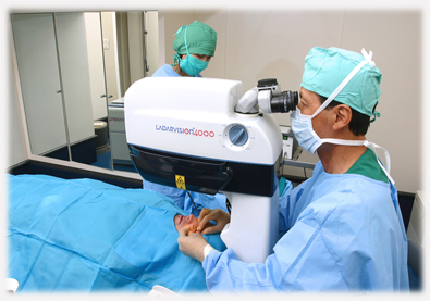 Ophthalmology rotation lasik laser operation refractive surgery