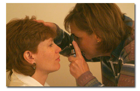 Ophthalmology rotation ophthalmoscope