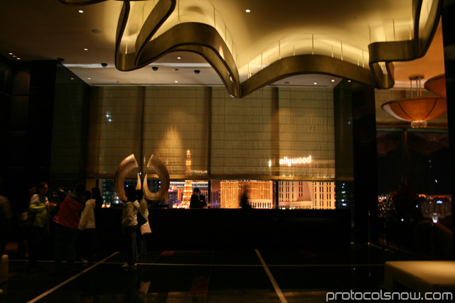 Aria CityCenter complex Las Vegas resort casino hotel Mandarin Oriental hotel sky lobby