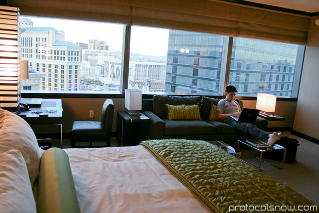 Aria CityCenter complex Las Vegas resort casino hotel Vdara room review