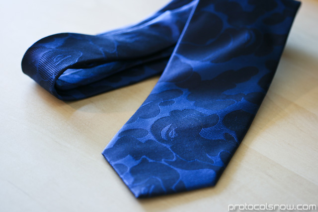 Mr. Bathing Ape Bape United Arrows camo tie necktie collection