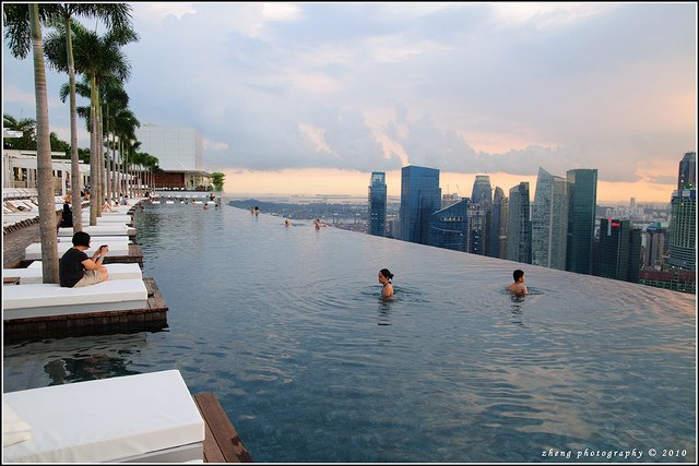 Marina Bay Sands Singapore infinity pool Skypark casino hotel