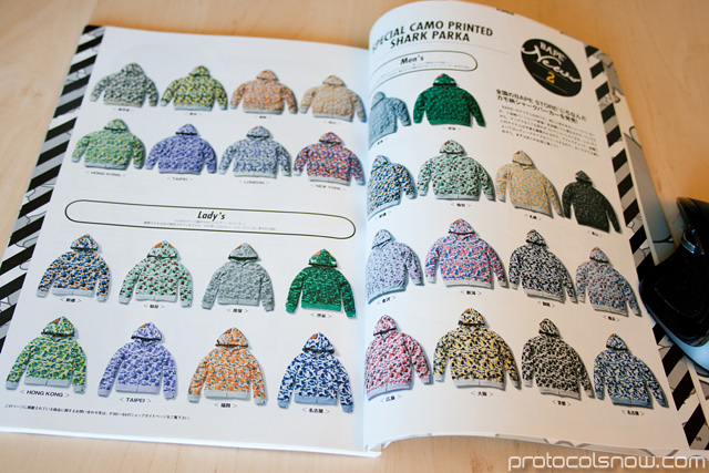 A Bathing Ape Bape e-mook Japanese catalog shark hoodies