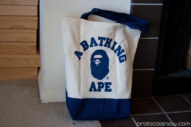 A Bathing Ape Bape e-mook Japanese catalog tote bag