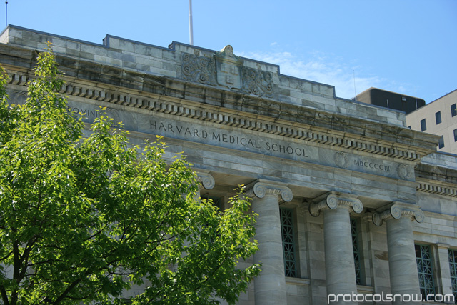 Harvard University Medical School campus marble