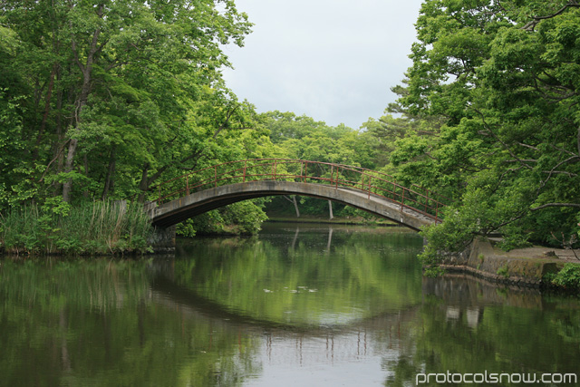 Hokkaido Japan bridge park