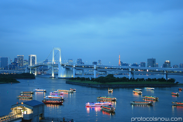 Tokyo Rainbow Bridge Japan