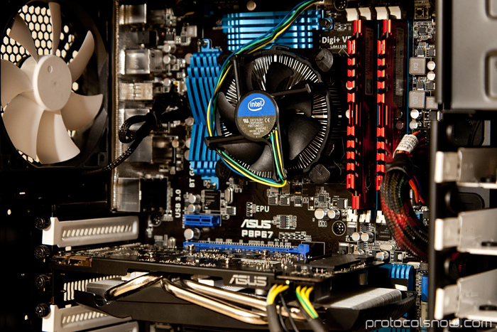 PC build Intel i5 2500k CPU Fractal Design Define R3 case Asus P8P67 motherboard mobo