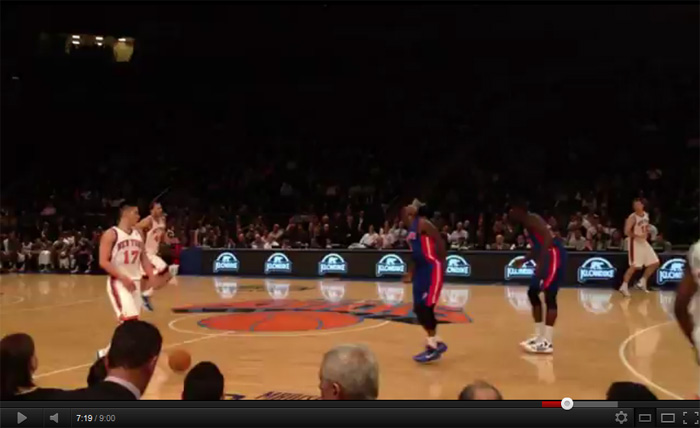 Jeremy Lin and Landry Fields Famous Pregame Handshake 