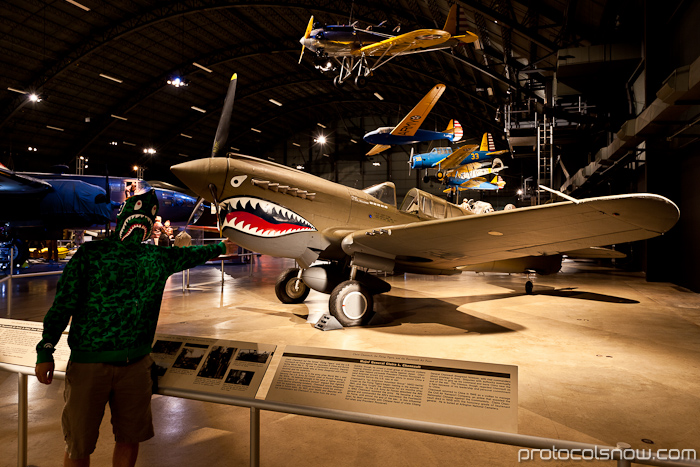 US Air Force National Museum Dayton Ohio shark planes roadtrip