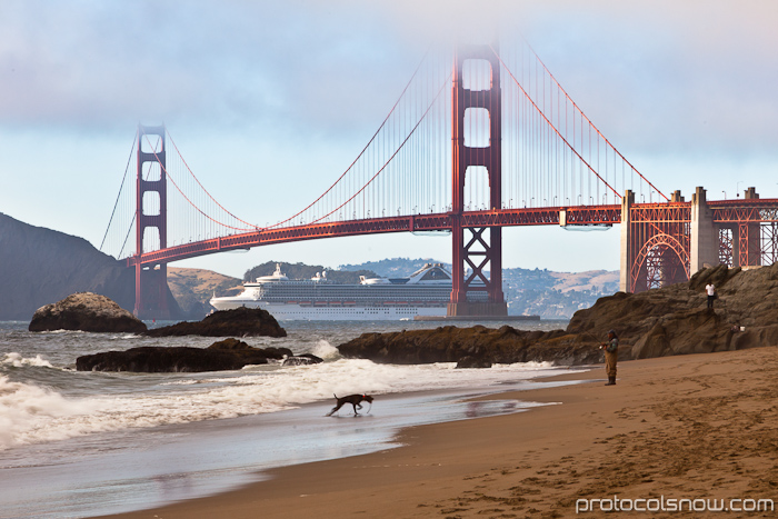Golden Gate Bridge Rodeo Beach