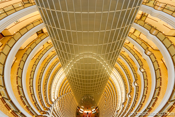 Shanghai Grand Hyatt atrium Jin Mao Tower