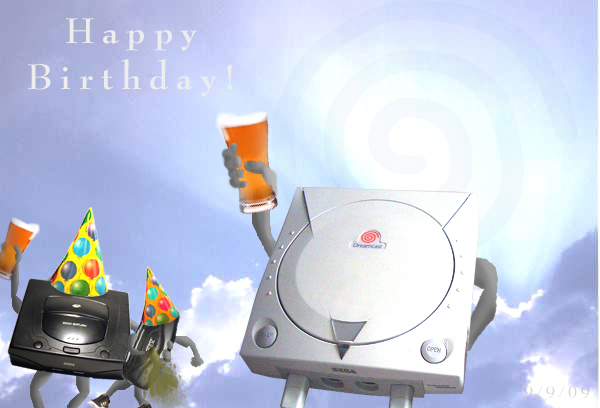 Sega Dreamcast happy birthday